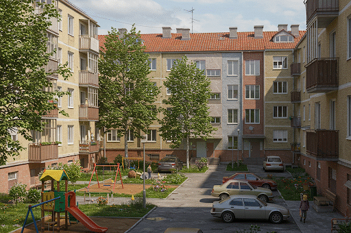 Daugiabučio Kiemas: Daugiau Nei Tik Erdvė Tarp Sienų