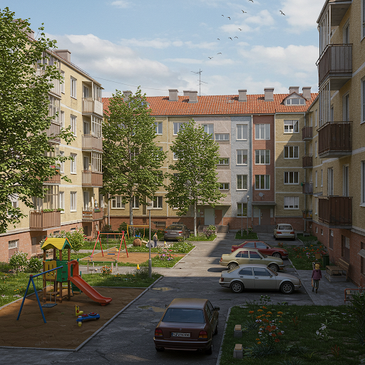 Daugiabučio Kiemas: Daugiau Nei Tik Erdvė Tarp Sienų