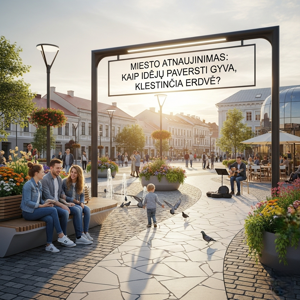 Miesto Atnaujinimas: Kaip Idėją Paversti Gyva, Klestinčia Erdve?