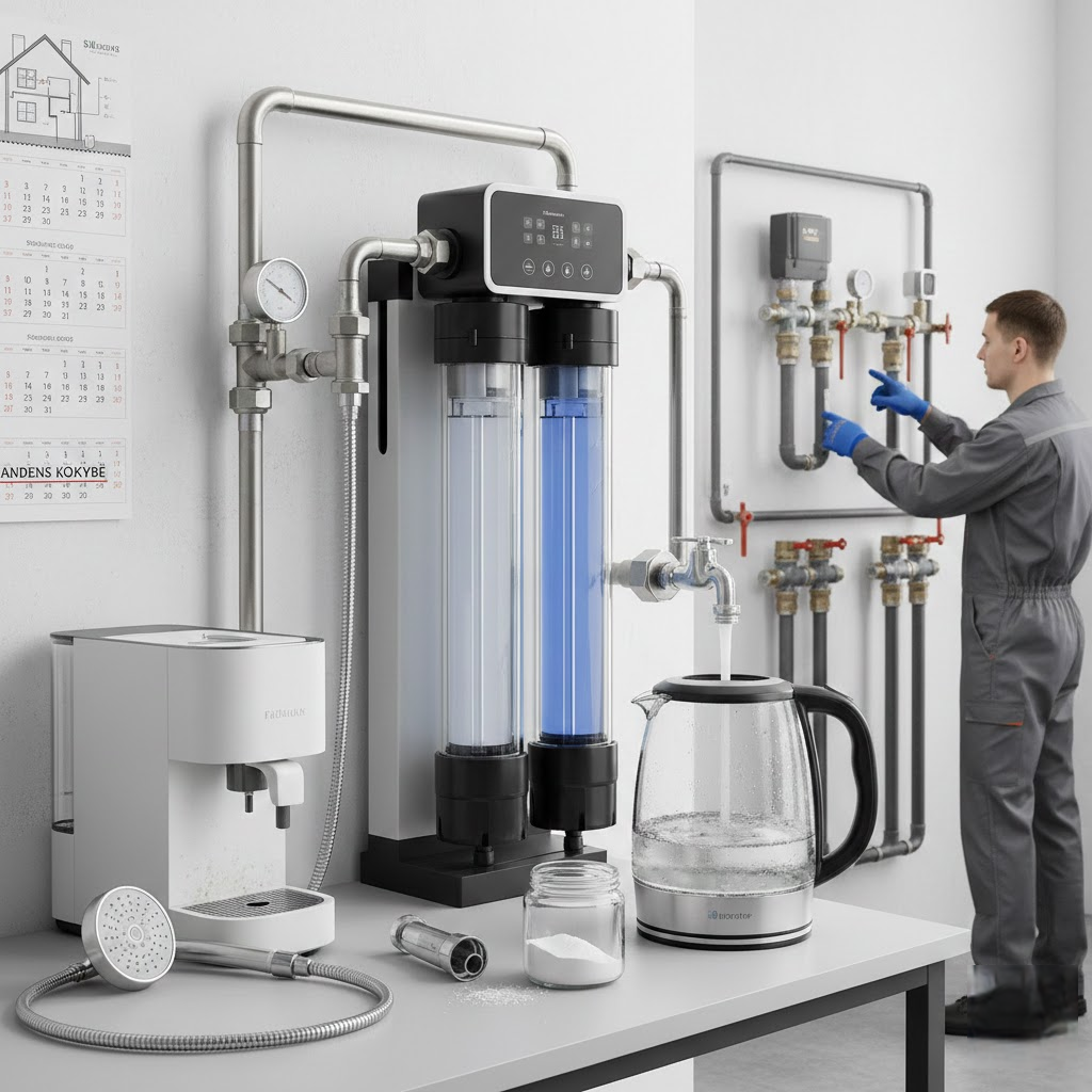 Kietas vanduo jūsų namuose: kada nukalkinimo sistema tampa būtinybe, o ne prabanga?