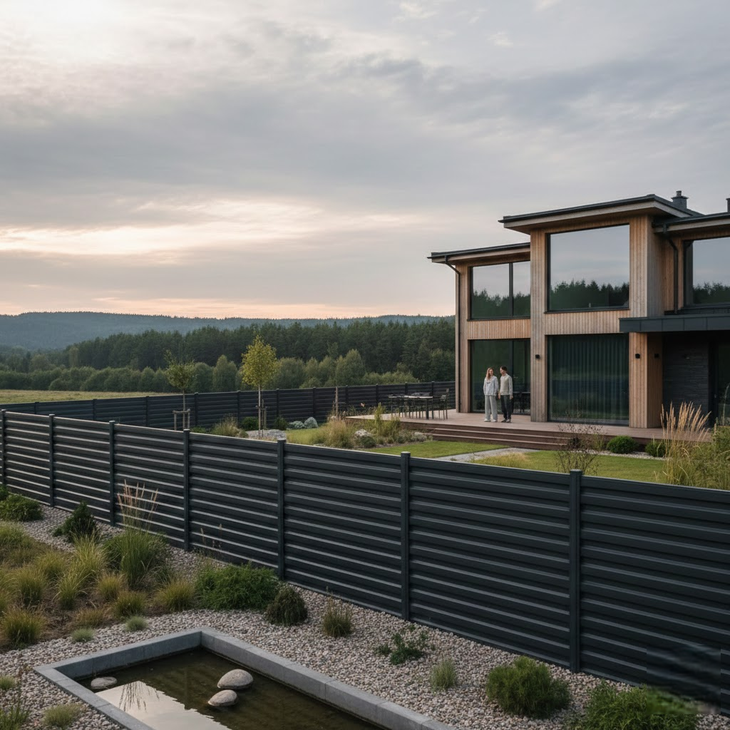 Moderni estetika ir ramybė: Kodėl skardinė tvora tampa pirmuoju pasirinkimu Lietuvoje?