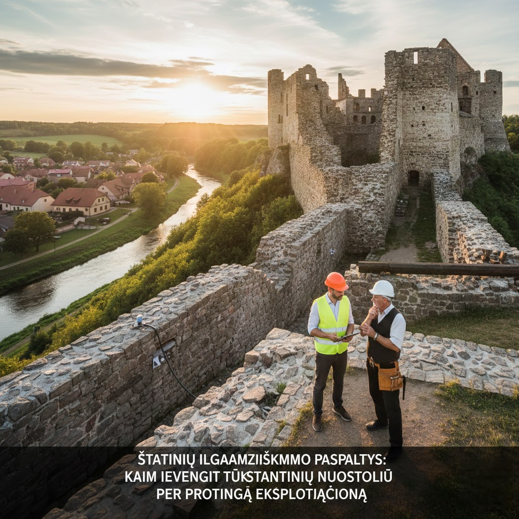 Statinių ilgaamžiškumo paslaptys: Kaip išvengti tūkstantinių nuostolių per protingą eksploataciją