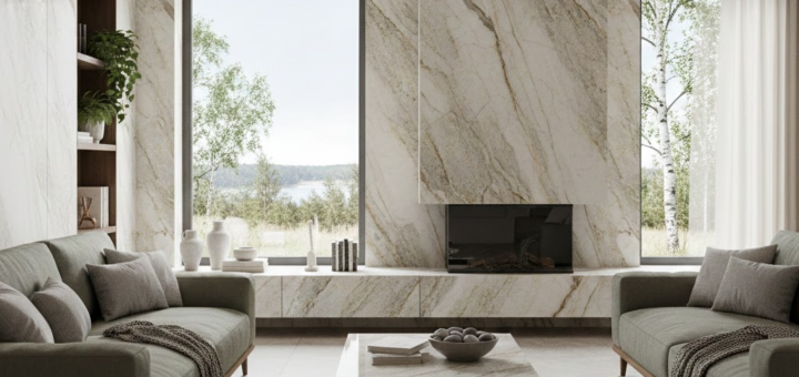 Emira estetika interjere: Kai akmens masė tampa namų siela