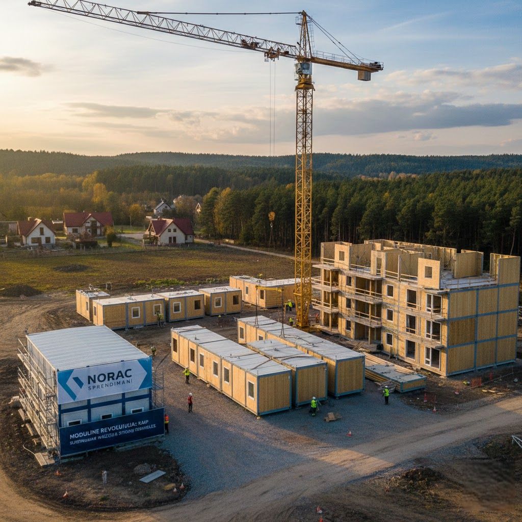 Norac Sprendimai ir Modulinė Revoliucija: Kaip Surenkami Mazgai Keičia Statybų Taisykles