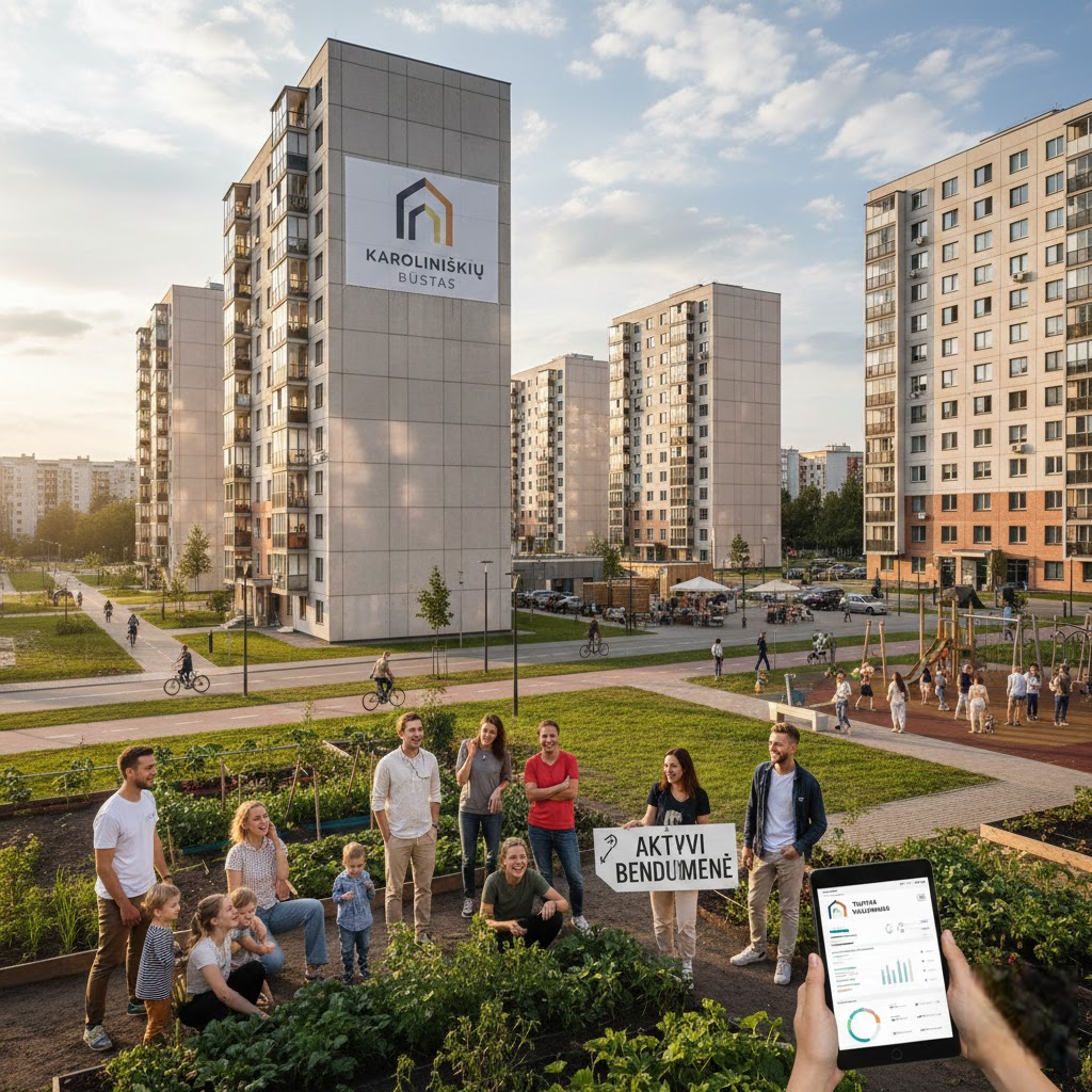 Karoliniškių mikrorajono pulsas: kaip efektyviai valdyti turtą padeda „Karoliniškių būstas“ ir aktyvi bendruomenė
