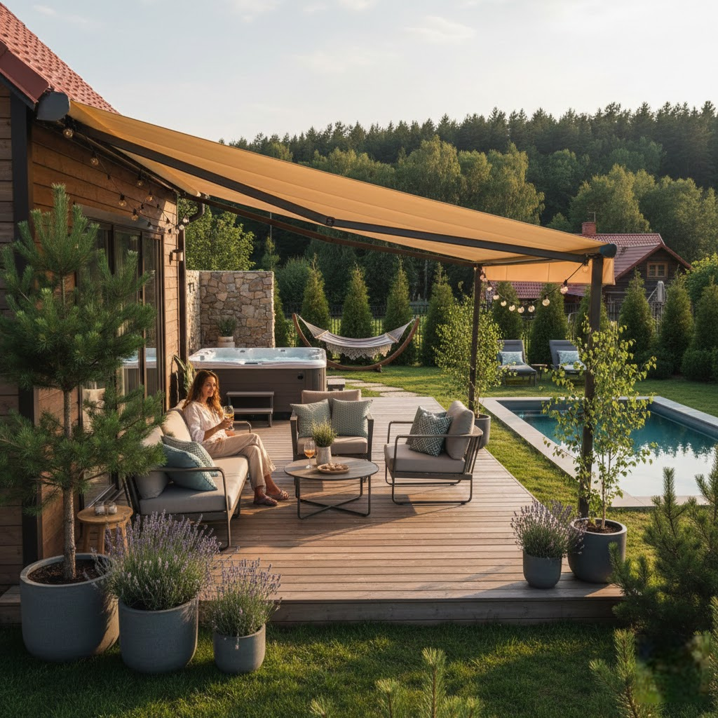 Privatus Kurortas Jūsų Kieme: Kaip Markizės Terasai Pakeičia Poilsio Taisykles