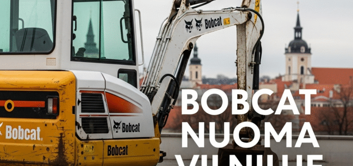 Bobcat Nuoma Vilniuje: Viskas, Ką Reikia Žinoti Apie Mini Krautuvo Nuomą Sostinėje