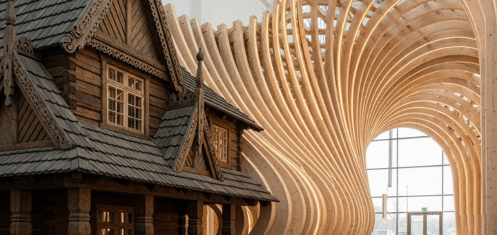 Medinės Sijos: Nuo Senolių Trobos Iki Modernios Architektūros Šedevrų