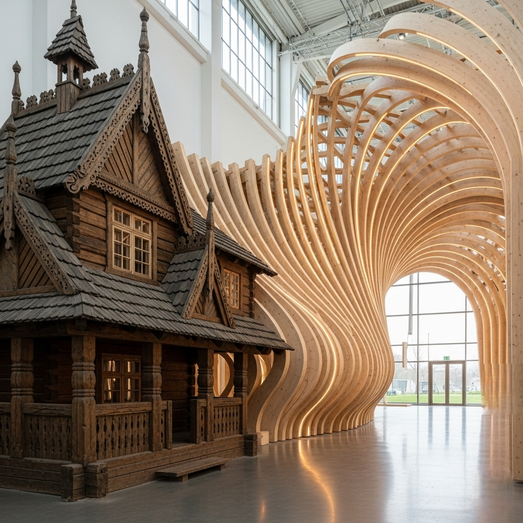 Medinės Sijos: Nuo Senolių Trobos Iki Modernios Architektūros Šedevrų