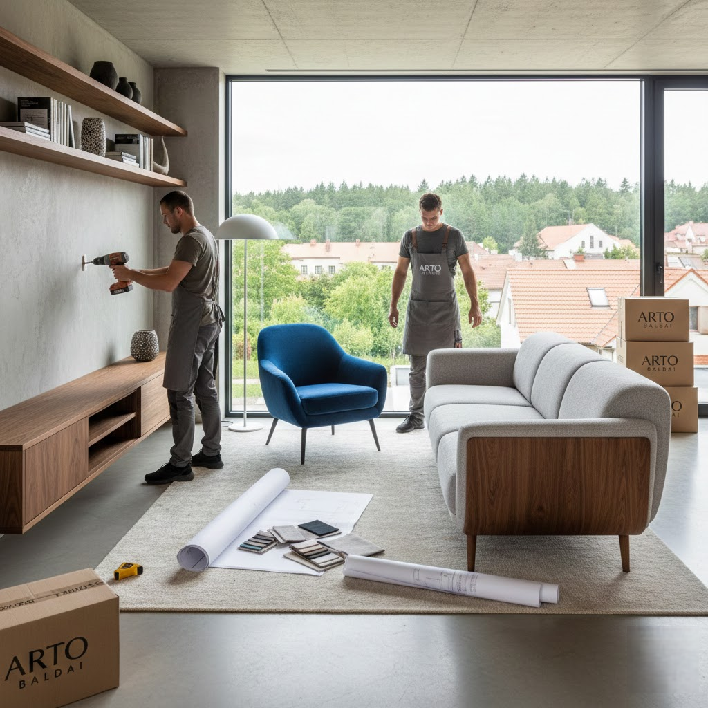 Interjero transformacija su „Arto Baldai“: Kai kokybė susitinka su individualumu