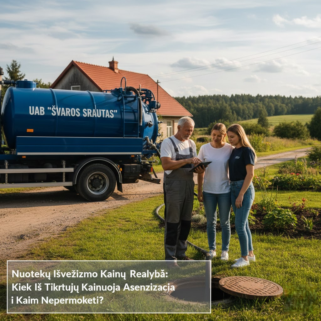 Nuotekų Išvežimo Kainų Realybė: Kiek Iš Tikrųjų Kainuoja Asenizacija ir Kaip Nepermokėti? Nuotekų Išvežimo Kainų Realybė: Kiek Iš Tikrųjų Kainuoja Asenizacija ir Kaip Nepermokėti?