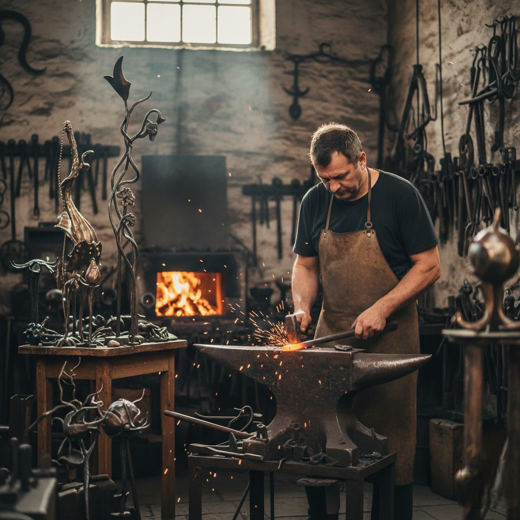 Metalas, Kuris Kvėpuoja: Kodėl Individualūs Kalvystės Darbai Verti Jūsų Investicijos