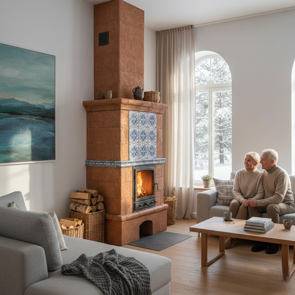 Šilumos Širdis: Kodėl Senoji Krosnių Meistrystė nugali Modernius Katilus Šiuolaikiniame Interjere