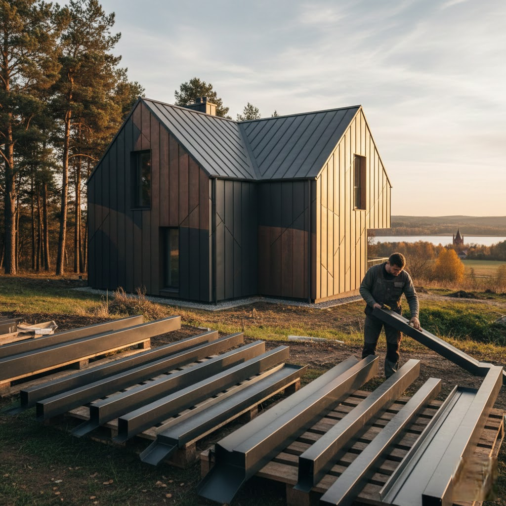 Metalo Geometrija: Kaip Kokybiški Skardos Lankstiniai Tampa Jūsų Namo Šarvais