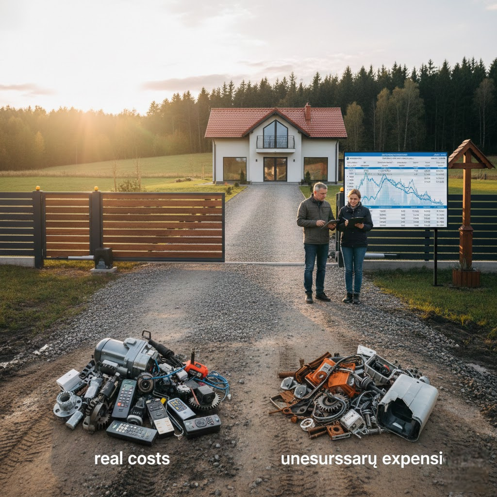 Stumdomų vartų sąmata: kur realiai dingsta jūsų pinigai ir už ką neverta permokėti?