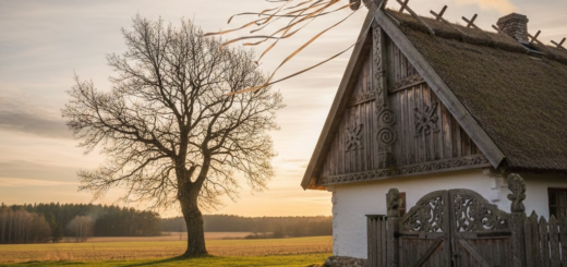 Stogo Karūna: Kai Vėjas Tampa Namų Puošmena ir Istorijos Pasakotoju