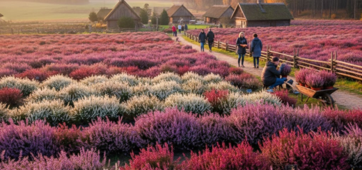 Spalvų oazė prieš žiemą: Kodėl verta lankyti specializuotą viržių ūkį ir kaip išsirinkti ilgaamžius sodinukus