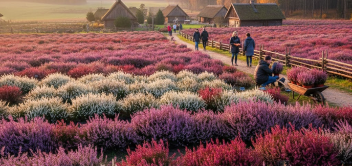 Spalvų oazė prieš žiemą: Kodėl verta lankyti specializuotą viržių ūkį ir kaip išsirinkti ilgaamžius sodinukus