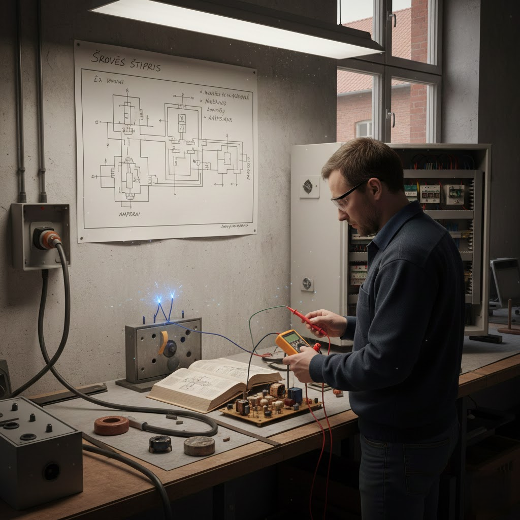 Srovės Stiprio Įtaka: Kaip Teisingai Suprasti Amperus ir Išvengti Elektros Gedimų