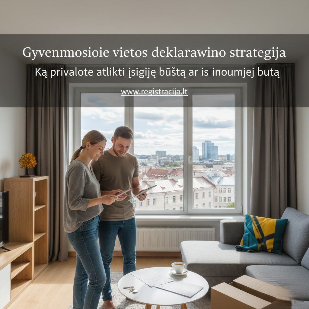 Gyvenamosios vietos deklaravimo strategija: Ką privalote atlikti įsigiję būstą ar išsinuomoję butą