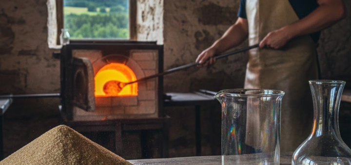 Stiklo sudėties paslaptys: kodėl paprastas smėlis tampa skaidriu stebuklu?