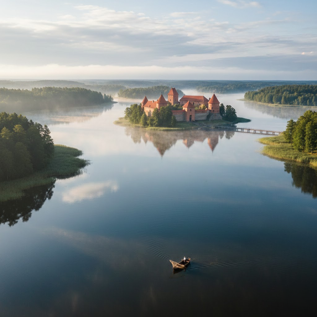 Trakų orų ypatumai: Kaip ežerai formuoja kurorto klimatą ir ko tikėtis lankytojams?