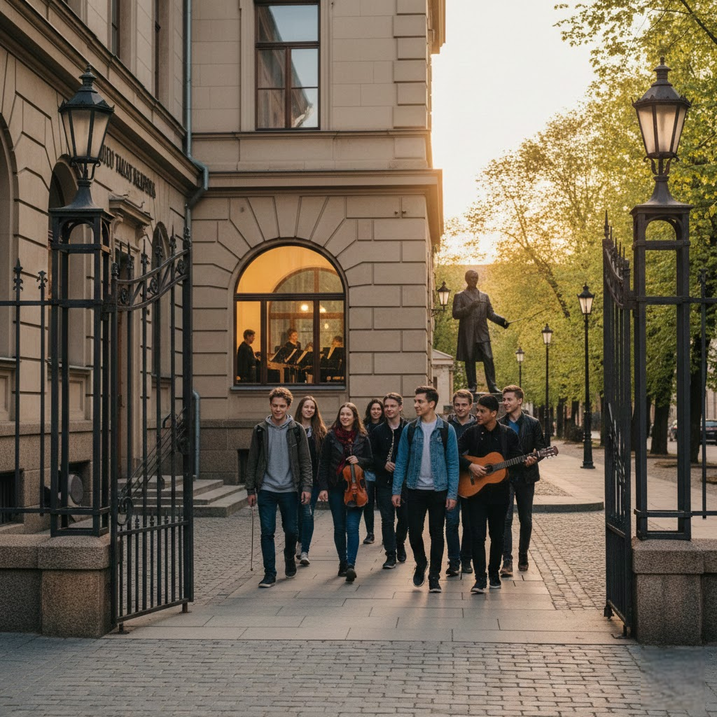 Muzikinė kalvė Gerosios Vilties gatvėje: Kaip Juozo Tallat-Kelpšos konservatorija formuoja Lietuvos kultūrinį veidą