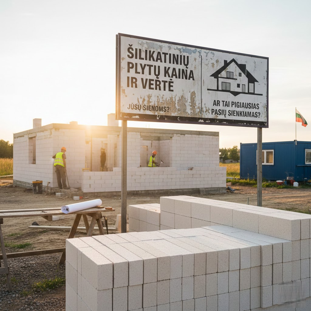 Silikatinių Plytų Kaina ir Vertė: Ar Tikrai Tai Pigiausias Pasirinkimas Jūsų Sienoms?