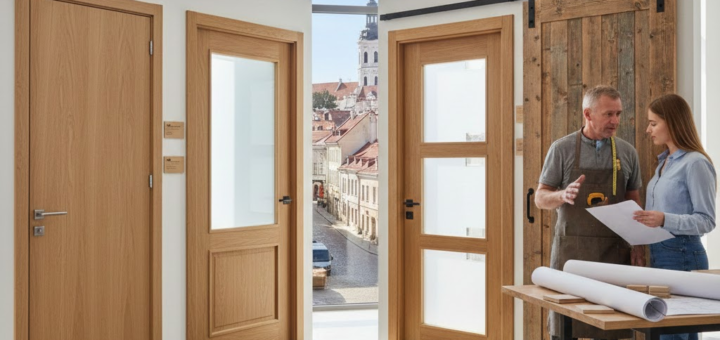Vidaus durų pasirinkimas sostinėje: Kaip suderinti estetiką, funkcionalumą ir Vilniaus meistrų realybę