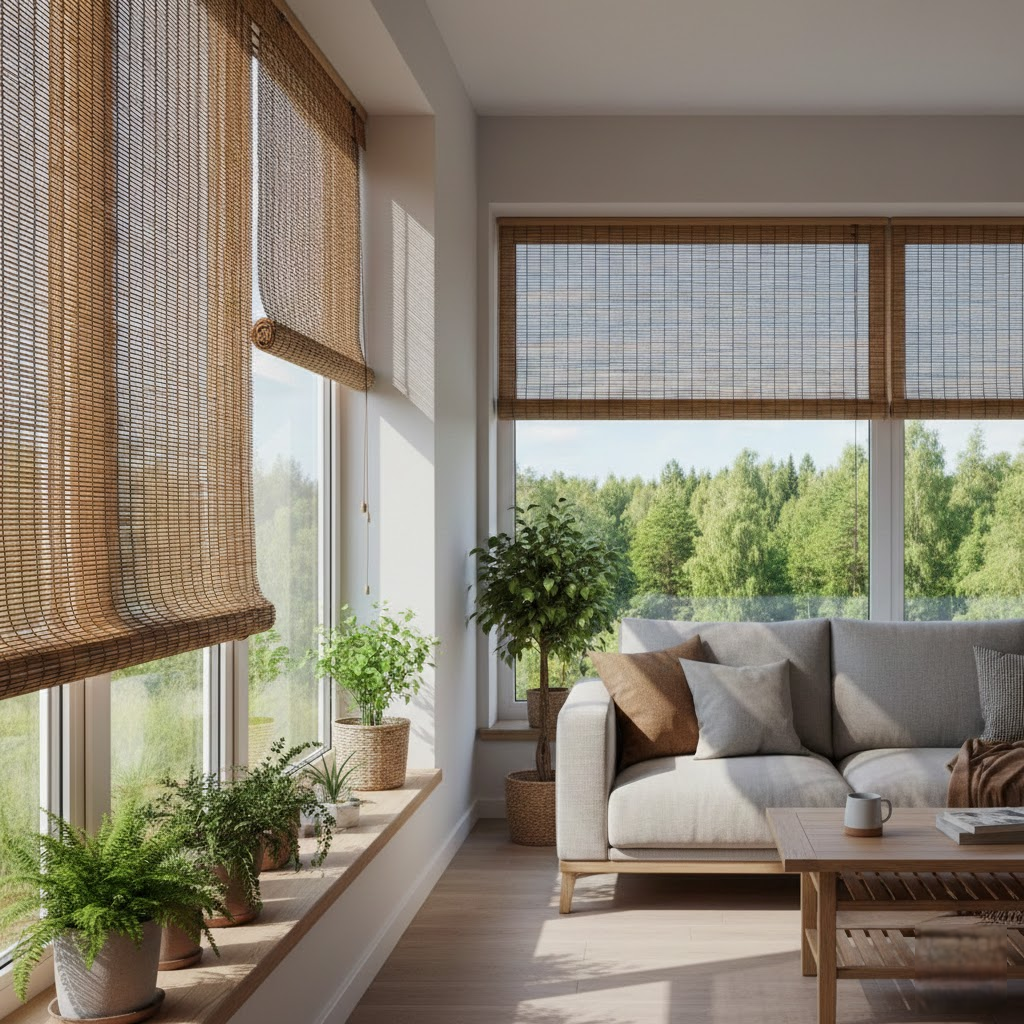 Natūralumo renesansas: Ar bambukiniai roletai yra tai, ko trūksta jūsų langams?