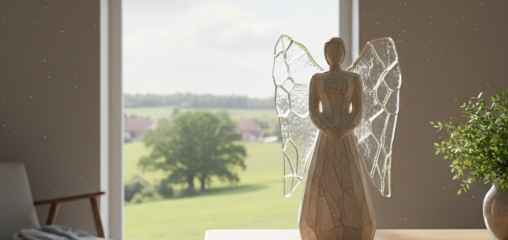 Angelitas – Dangaus Skeveldra Interjere: Ramybės Estetika ir Energetinė Harmonija Namams