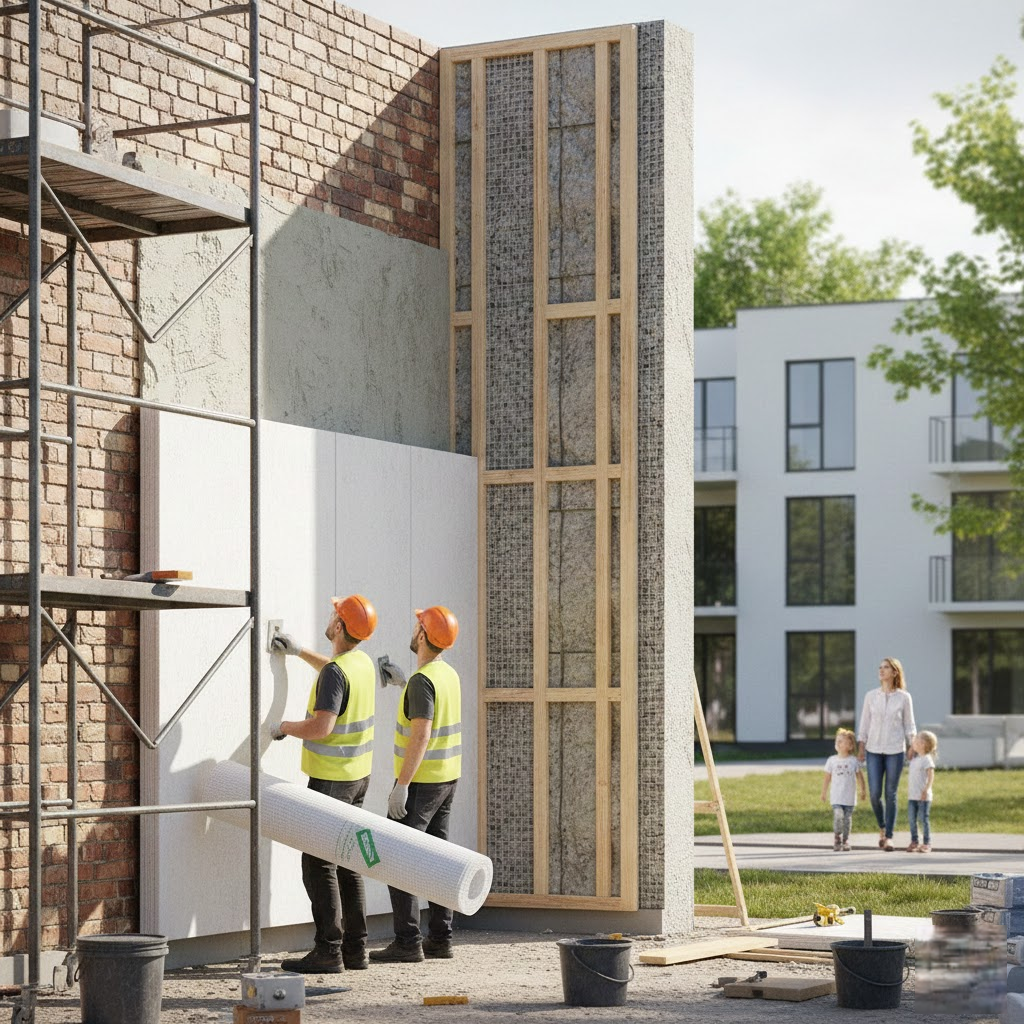 Sienų izoliacija – investicija į pastato ilgaamžiškumą ir jūsų komfortą: kaip nepasiklysti tarp medžiagų ir technologijų