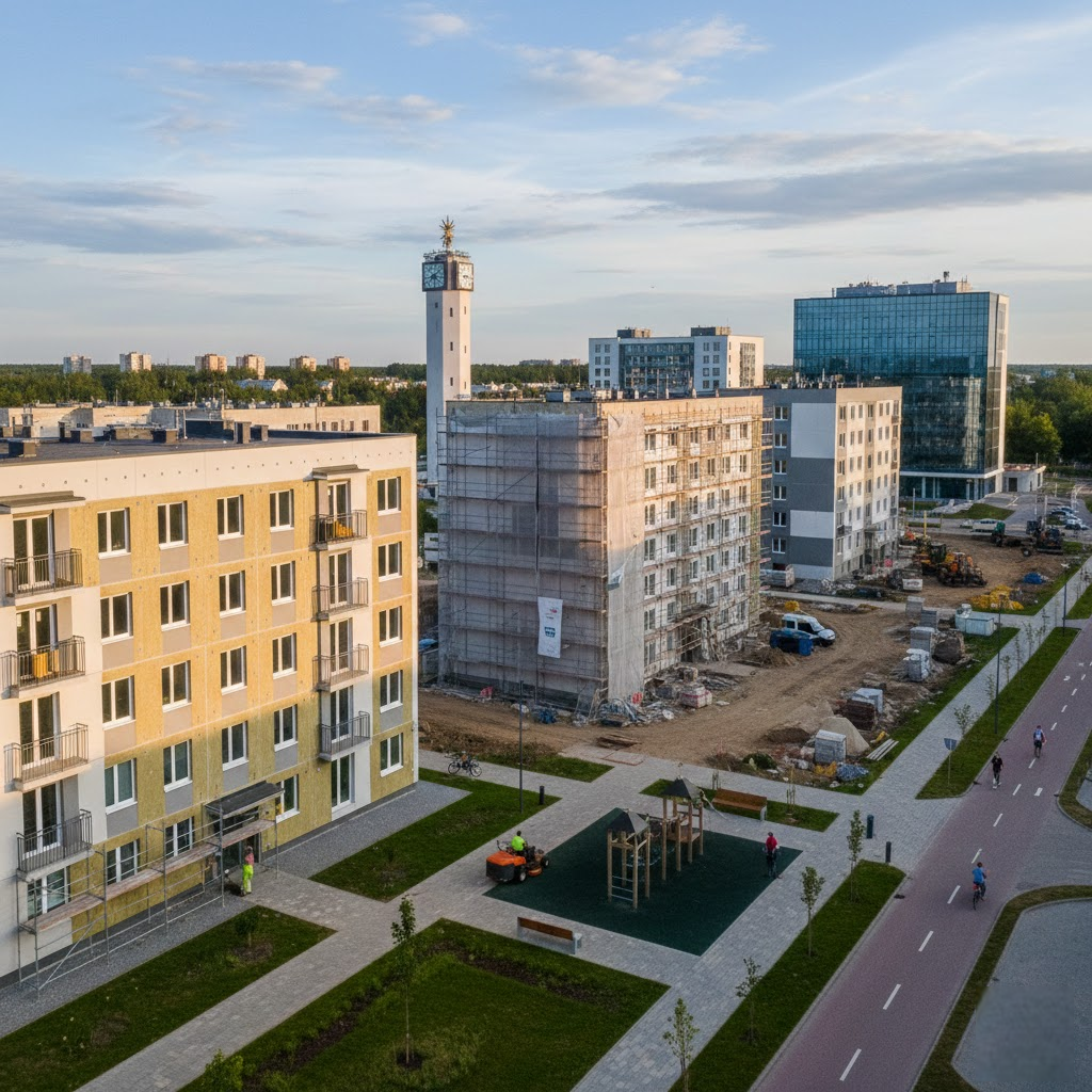 Kaip Keičiasi Šiaulių Gyvenamoji Aplinka: Nuo Modernios Priežiūros Iki Atsakingos Pastatų Renovacijos