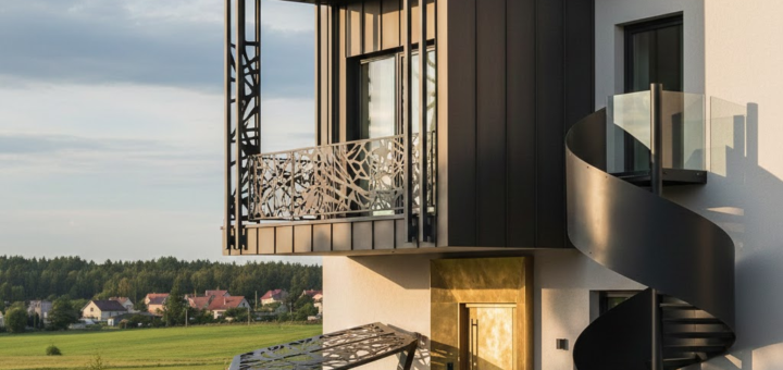 Metalo meistrystė šiuolaikinėje architektūroje: kaip Panevėžio profesionalų darbai keičia Lietuvos namų veidą