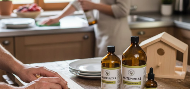 Efektyvus vaitspirito naudojimas: praktinis vadovas meistrams ir namų šeimininkams