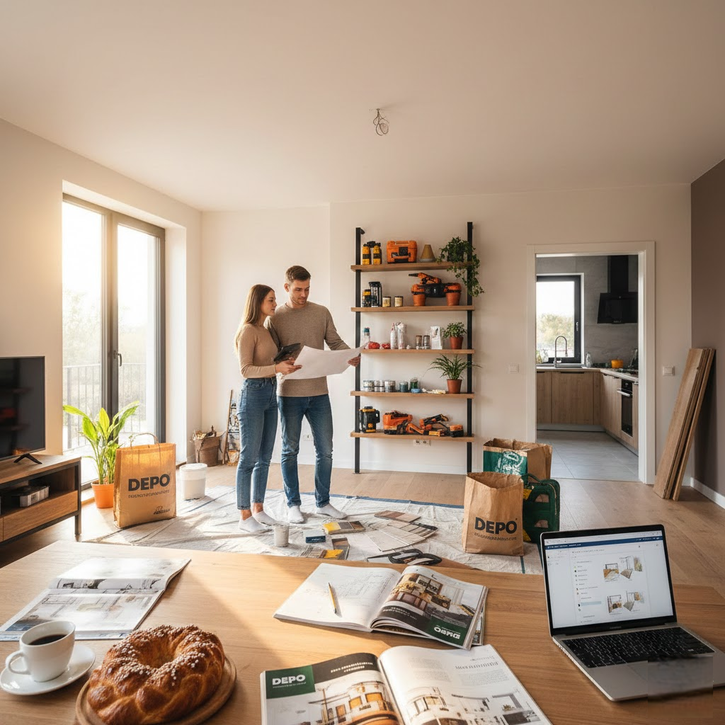 Kaip sumaniai planuoti namų atnaujinimą naudojantis DEPO Klaipėda asortimentu