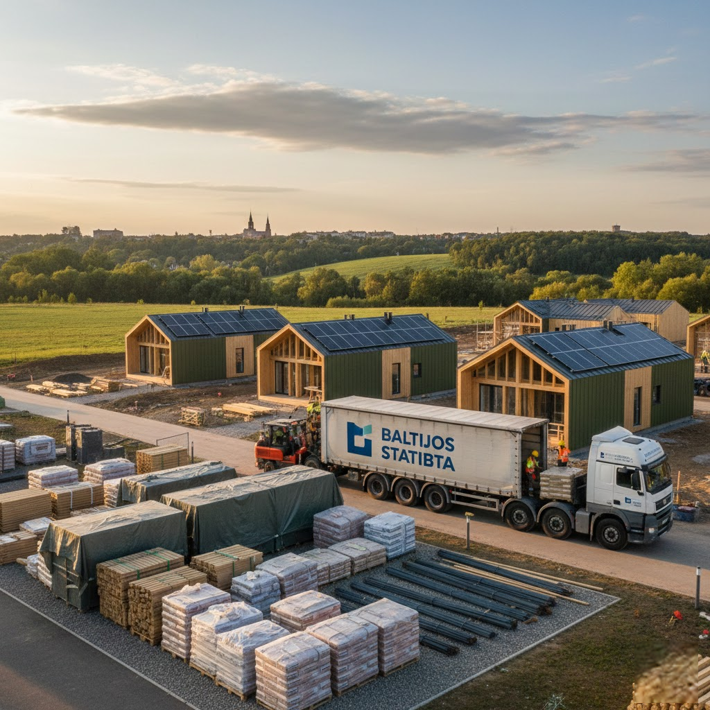 Efektyvus statybinių medžiagų tiekimas: Strateginis vadovas planuojantiems tvarią ir kokybišką statybą