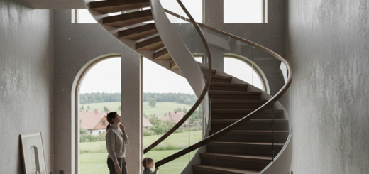 Architektūrinis suktukas: kodėl verta (ir kada pavojinga) rinktis sraigtinius laiptus savo namams?