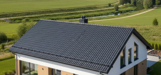 Šiuolaikiškas stogas su Eternit Banga: kodėl šie vidutinio dydžio lakštai tapo lietuvių pasirinkimo standartu