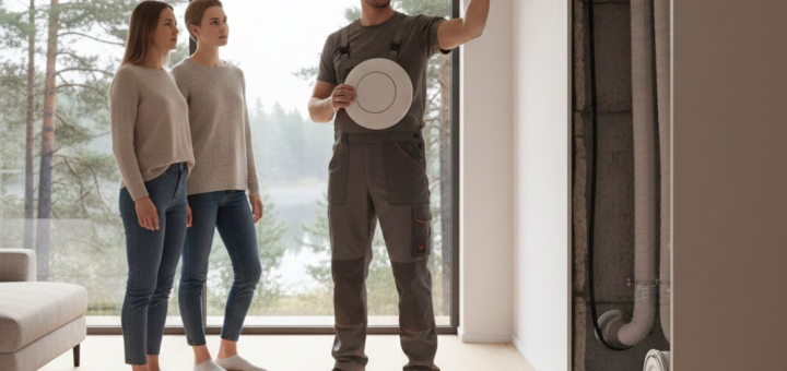 Nematomas komfortas: kaip teisingai pasirinkti ir sumontuoti rekuperatoriaus difuzorius