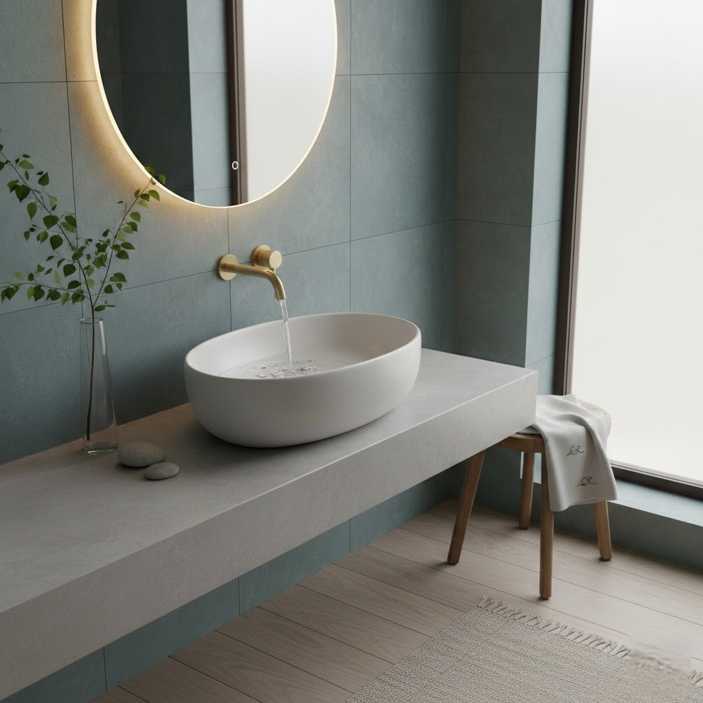 Vandens ir dizaino dermė: kaip išsirinkti praustuvę, kuri taps vonios kambario siela