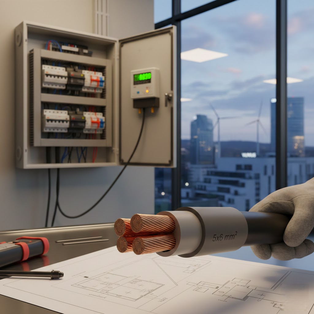 Efektyvus Elektros Energijos Valdymas: 5x6 mm² Kabelio Panaudojimo Galimybės Ir Svarbiausi Techniniai Niuansai Efektyvus Elektros Energijos Valdymas: 5x6 mm² Kabelio Panaudojimo Galimybės Ir Svarbiausi Techniniai Niuansai