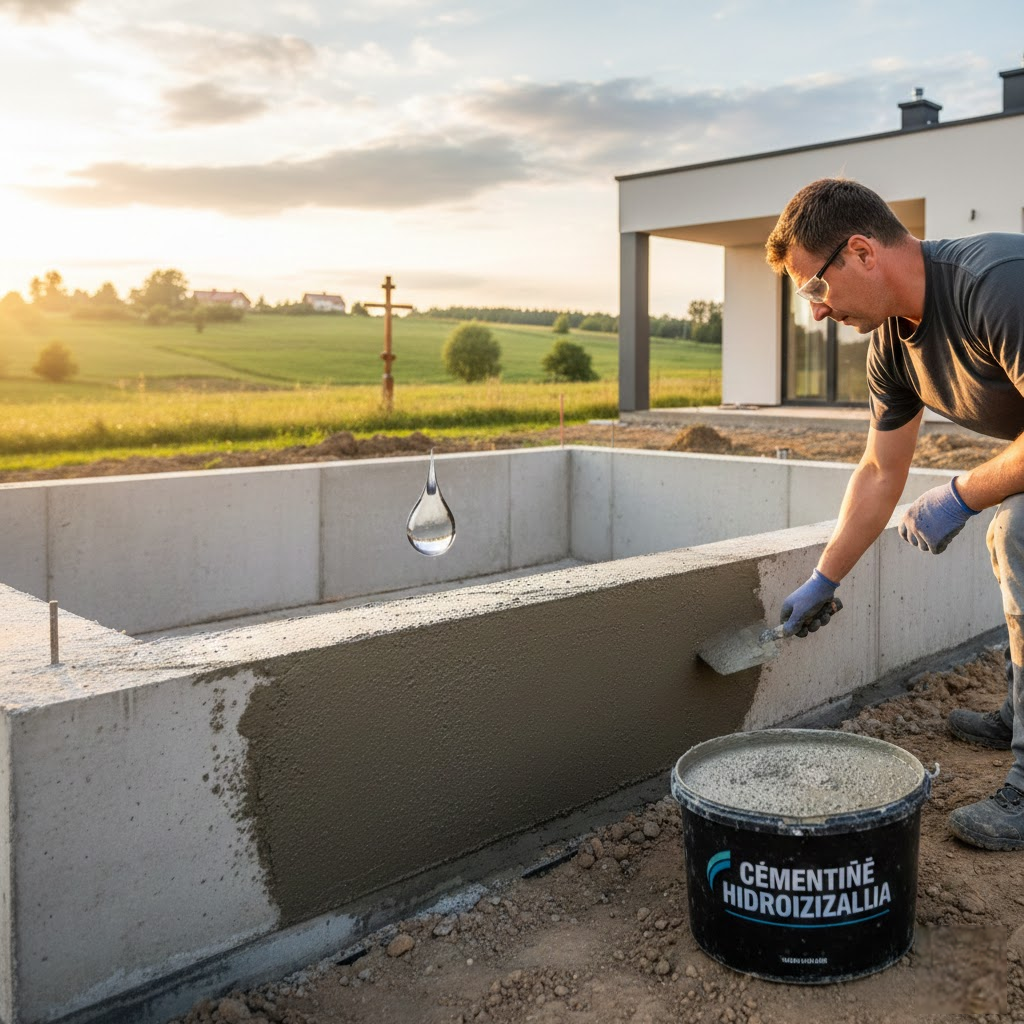 Cementinė Hidroizoliacija: Nematoma Tvirtovė, Sauganį Jūsų Namus nuo Drėgmės Atakų