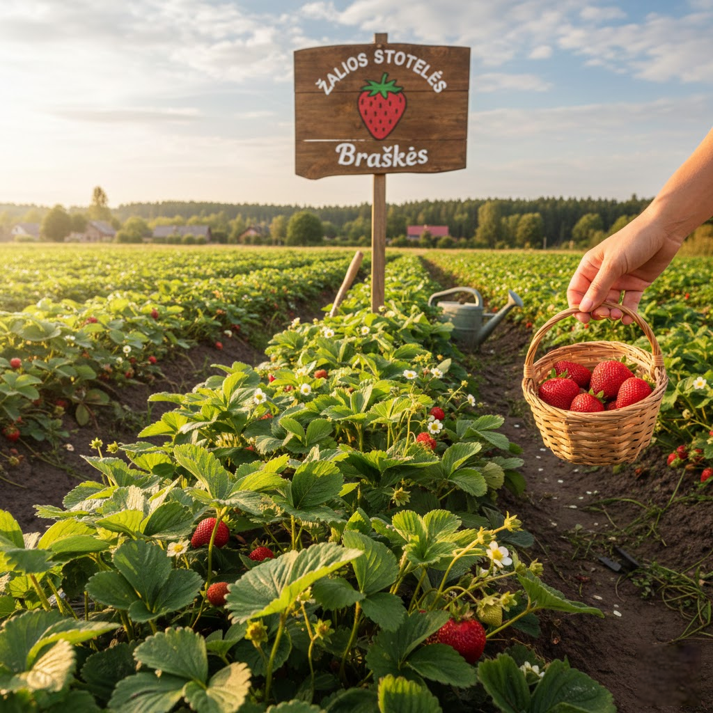 Saldus derlius prasideda čia: kaip išsirinkti ir sėkmingai užauginti braškes iš „Žalios stotelės“ asortimento