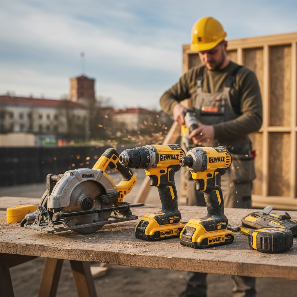 Kodėl Geltona ir Juoda Spalvos Tapo Meistrų Pasitikėjimo Simboliu: DeWalt Įrankių Galia