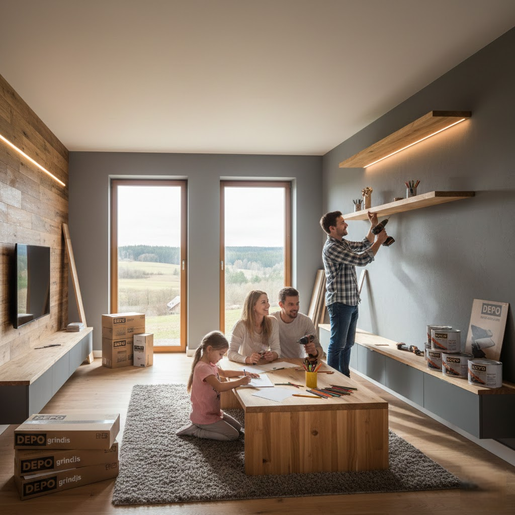 Namų atnaujinimo magija: kūrybiški ir praktiški sprendimai naudojant DEPO medžiagas