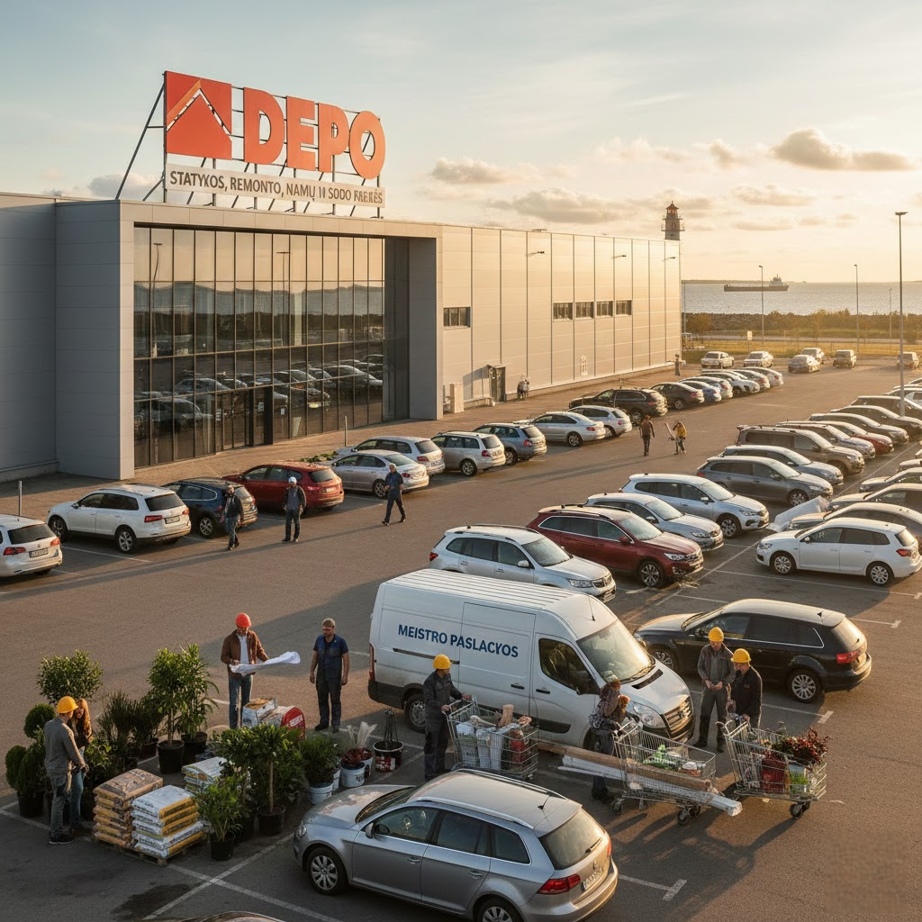 Kaip efektyviai planuoti apsipirkimą DEPO Klaipėdoje: Praktiniai patarimai meistrams ir naujakuriams