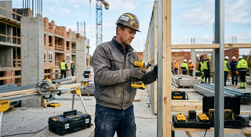 DeWalt įrankiai: Kodėl geltonai juoda spalva tapo statybų aikštelių standartu? DeWalt įrankiai: Kodėl geltonai juoda spalva tapo statybų aikštelių standartu?