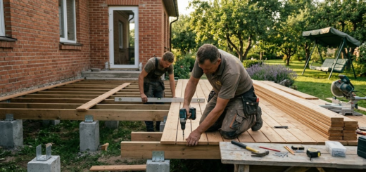 Terasos montavimas: Išsamus gidas nuo pamatų planavimo iki galutinės apdailos