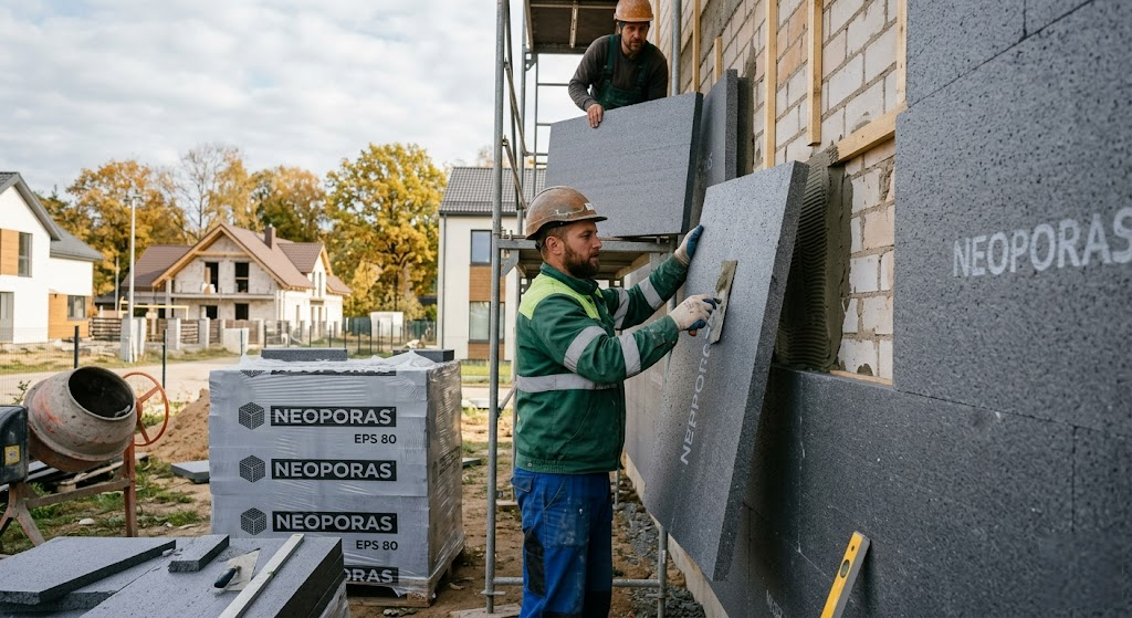 Neoporas: Viskas, ką reikia žinoti apie pilkąjį polistireną – nuo savybių iki montavimo klaidų